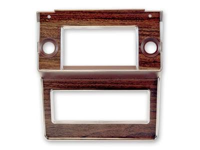 C9ZZ-6504774-F Scott Drake Radio Bezel Wood Grain