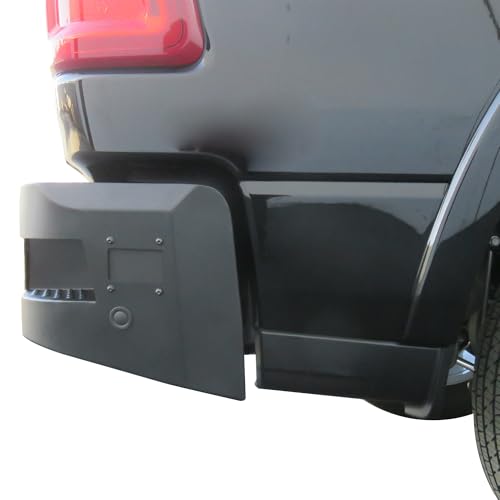 Heavy Duty Black Horse Armour Rear Bumper Matte Black Compatible with 2025-2025 Ram 1500-ARB-RA25
