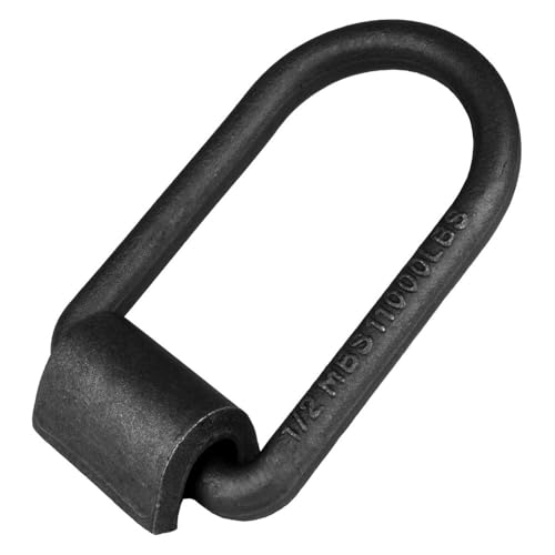 Weld On Heavy Duty Forged D-Ring, 1/2" Diameter, 2 1/2" x 4 1/2" 11,000 lb 1 Pk