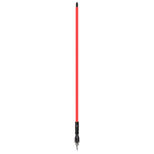 Metra Electronics - Fiber Optic Single Color Whip Antenna 4ft - Red (MPS-FORWHIP4) Whip Antennas
