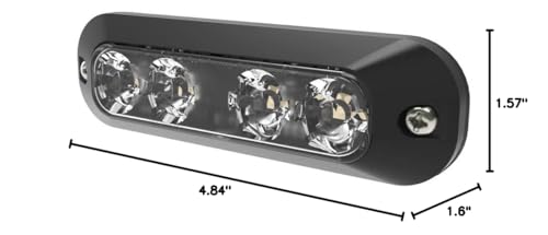 4 LED, ECCO Directional, Surface Mount, Split (ED3704RC)