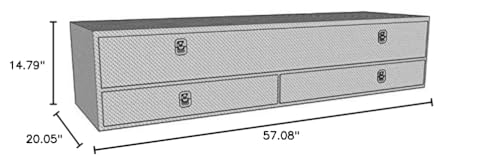 Topsider Truck Tool Box (TB400-72-BD) Unique Truck Accessories, 72"