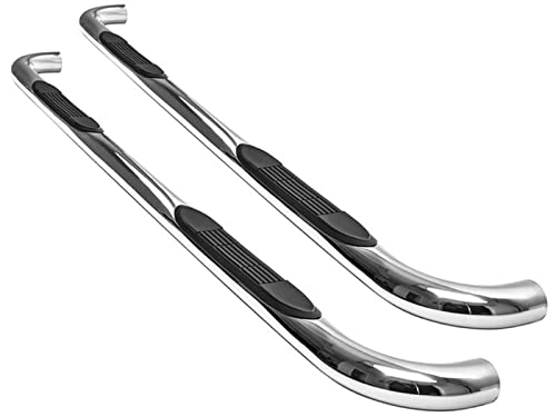 3" Ionic Stainless Nerf Bars (fits) 2019-Up Dodge Ram 1500 Quad Cab Only Side Steps (223807)