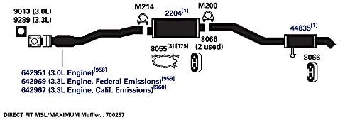 Exhaust Tail Pipe AP Exhaust Products 44835