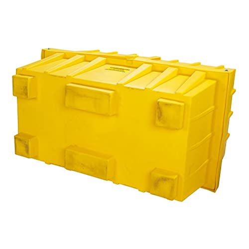 Eagle Low Profile 1626 Workstation with Cover, 2 Drum, 60" Width x 46" Height x 34" Depth, 110 Gallon Capacity