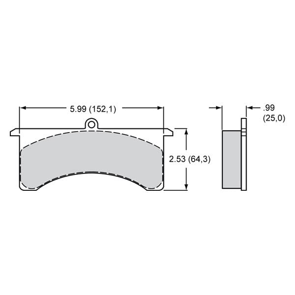 BP-40 Wilwood Pad Set 7525 GN6R