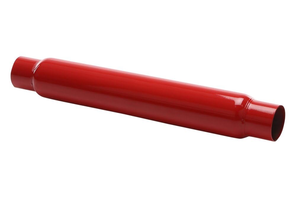 AP EXHAUST Straight-Through Design 87518CB Reversible Fully Welded Body Offersmaximum Durability Cherry Bomb Red Powder Coat The Originalglasspack Since 1968