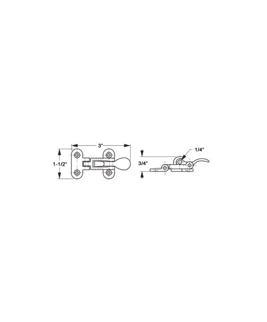 Anti Rattle Latch Seadog 2211001 Stainless