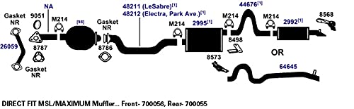 Exhaust Pipe AP Exhaust Products 48212