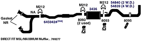 Exhaust AP Products Muffler 3436