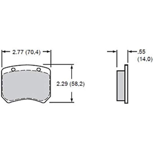 PolyMatrix Pad Set Wilwood 15E-8304K Discontinued: - 5214 E, LD20