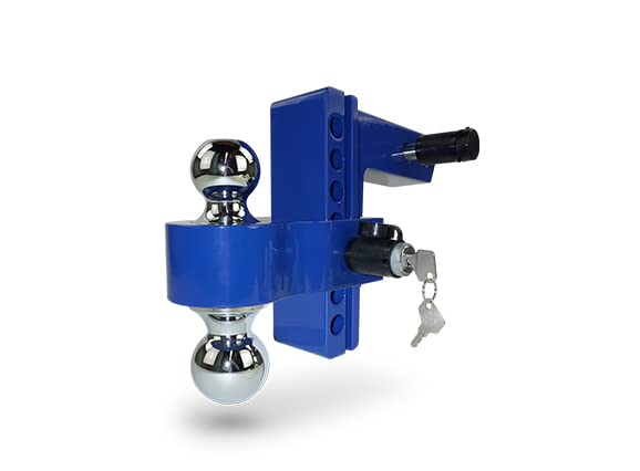 6" Drop Pacbrake 2" Shank Ball Mount - Blue