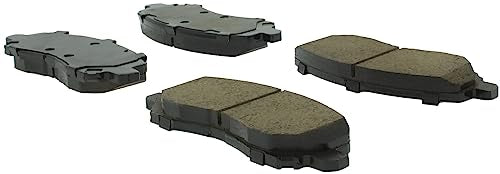 Posi Quiet Centric 1105.08660 Premium Ceramic Disc Brake Pad Set For Select Mitsubishi, Chrysler, Jeep and Dodge with Shims