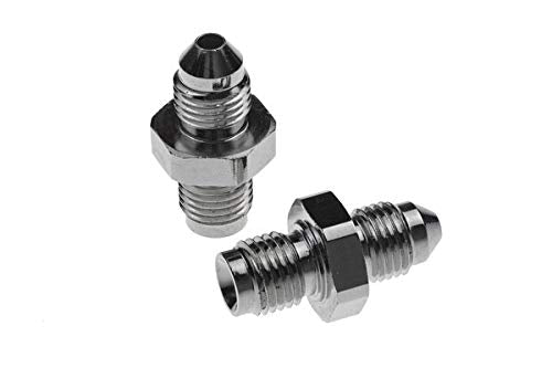 2PCS/PKG -03 TO 7/16-24 INVERTED FLARE MALE