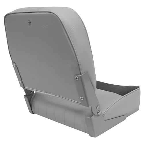 8WD734PLS-660 Wise Standard Low Back Boat Seat, Grey/Blue