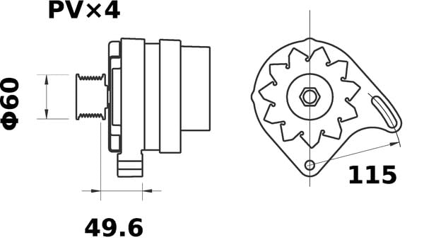 Alternator Mahle - MG441