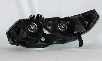 Right TYC Headlight Assembly Compatible with 2010-2011 Honda Civic