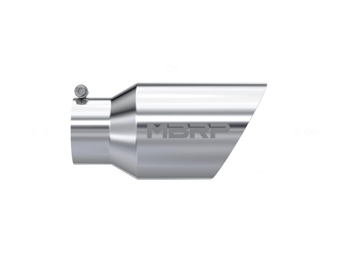 6" MBRP Dual Wall Angled Exhaust Tip T5072 (T304)