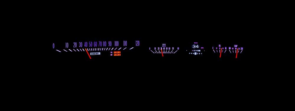 Dakota Digital Compatible with RTX-64C-IMP-X 1964 Chevy Impala Retrotech Gauge Instrument System