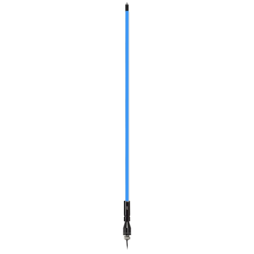 Metra Electronics - Fiber Optic Single Color Whip Antenna 6ft - Blue (MPS-FOBWHIP6) Whip Antennas