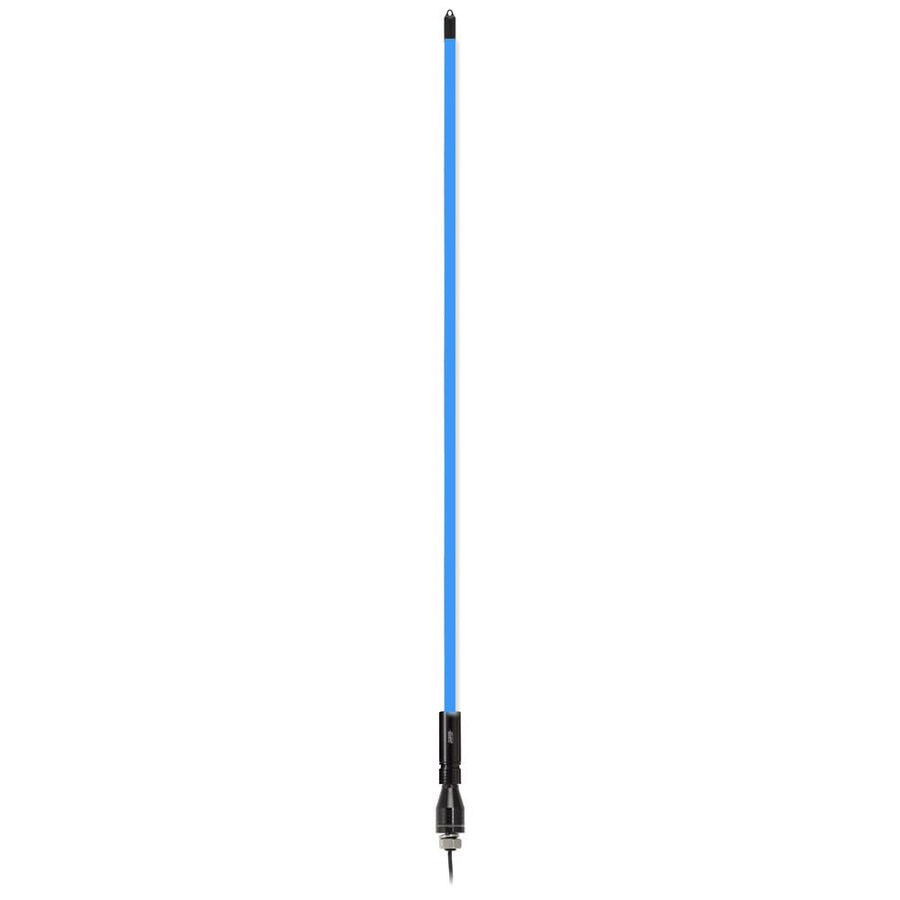 Metra Electronics - Fiber Optic Single Color Whip Antenna 6ft - Blue (MPS-FOBWHIP6) Whip Antennas