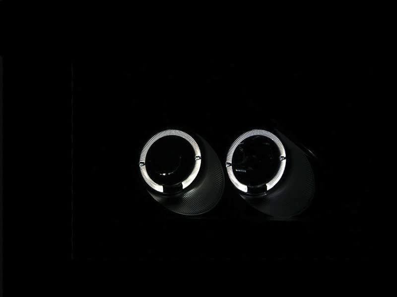 Projector Headlight Set ANZO USA w/LED Halo-Black
