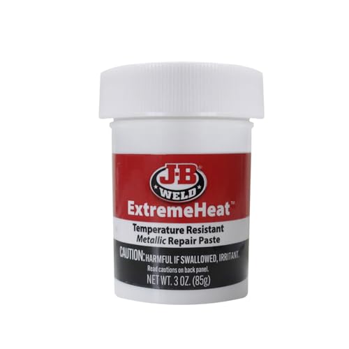 ExtremeHeat J-B Weld 37901 High Temperature Resistant Metallic Paste - 3 oz