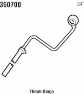 Power Steering Gates 360700 Line Hose Assembly Return