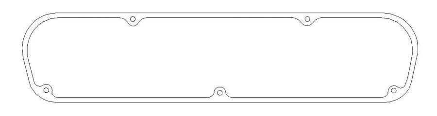 Cometic Gasket Valve Cover, 0.094 in Thick, Fiber, W2 / W5 / W7 / W9 Cylinder Head, Small Block Mopar, Each