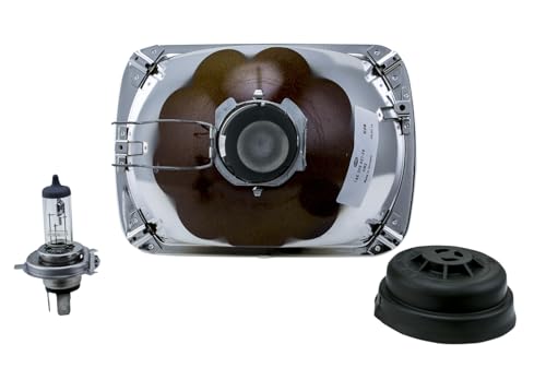 HELLA Vision Plus 190x132mm High/Low Beam 12V Halogen Conversion Headlamp (HB2), White 003427291