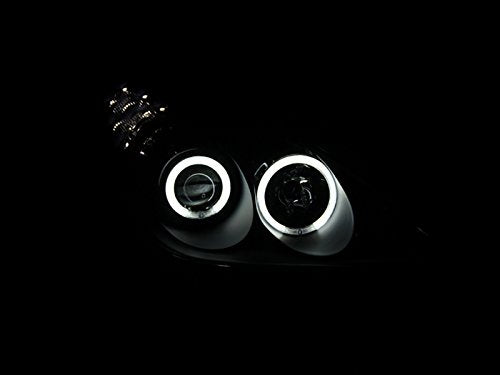 Projector Headlight Set ANZO USA w/CCFL Halo-Chrome 121173
