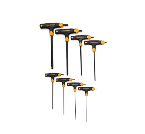 8 Piece GEARWRENCH Metric Ball End T-Handle Hex Key Set - 83520
