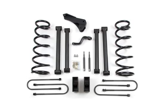 2009 Dodge Ram 1500/2500/3500 4WD Trucks Zone Offroad ZOND13 | 5 inch Full Coil Spring Suspension Lift Kit (Front & Rear) 4" Rear Axle | No Shocks