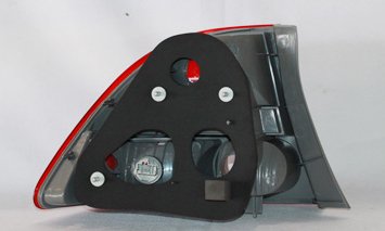 Right TYC Tail Light Assembly Compatible with 2009-2011 Honda Civic