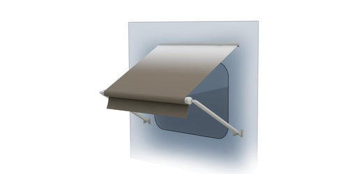 5' XL RV Window Awning Roller Assembly - Solera® Sand Fade #V000335258