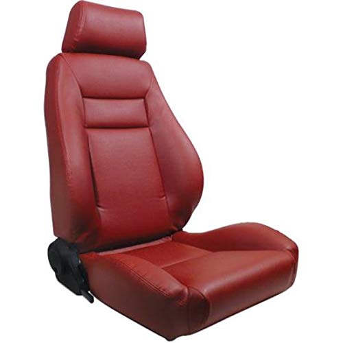 Red Vinyl Racing Elite Recliner Right Seat ProCar by Scat 80-1100-58R