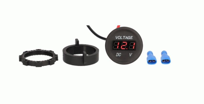 Mini Voltage Meter W/Hardware InstallBay - Retail Pack