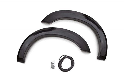 Lund Elite Series EX106SB Black Extra Wide Style Standard Fender Flare - 2 Piece