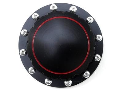 Billet Gas Cap Classic - Scott Drake Plain Black (B-9030-P-BK)