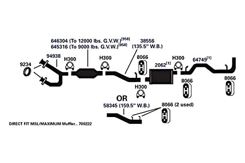 Exhaust Tail Pipe AP Exhaust Products 64749