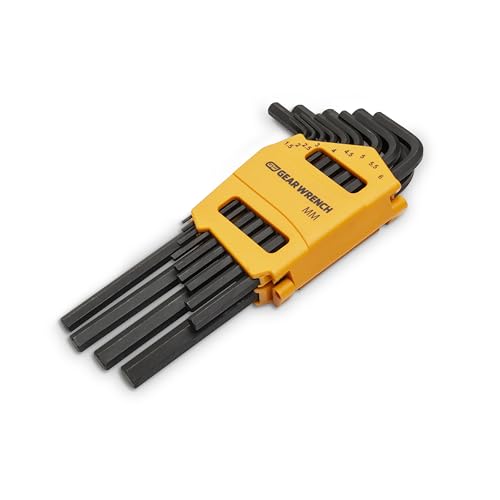 13 Piece GEARWRENCH Long Arm Metric Hex Key Set - 83503