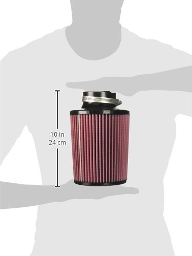Mishimoto Air Filter Performance, 2.75" Inlet, 7" Filter Length, Red