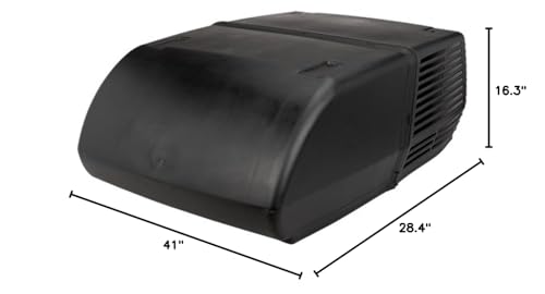 Mach 15 Plus Coleman-Mach, 15,000 BTU A/C, Black, Wood Skid