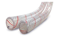 CLR 5/8' PVC REINF W/RED Tracer 250