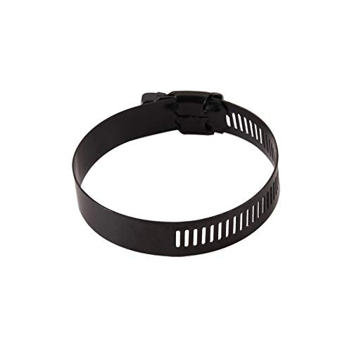 High-Torque Mishimoto Worm Gear Clamp, 0.71"-1.26" (18mm-32mm), Black, 10-Pack