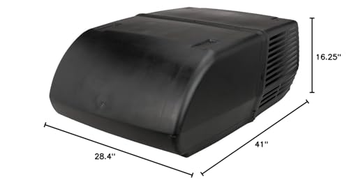 Mach 15, Coleman-Mach 48209-0690 15,000 BTU Power Saver A/C, Black, Wood Skid