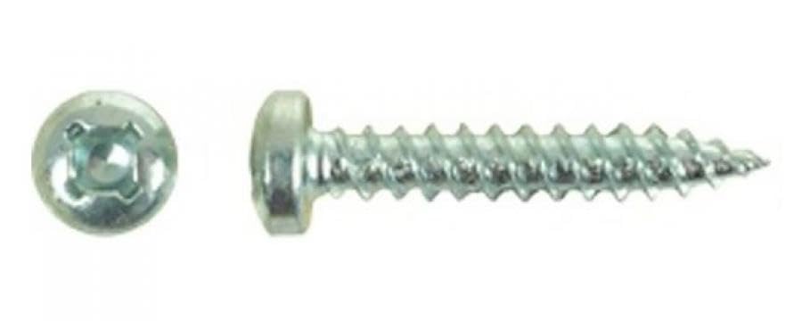 ZINC Plated #8 x 1 PAN Quad Screw Fast Thread, Quantity 500 PCS.