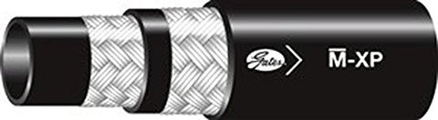 Gates Synthetic Rubber 6M-XPXREEL Million Impulse Extra Performance Wire Braid Hose, 330' Length, 0.38" ID, 4000 Working PSI, 40°F to +212°F Temperature Range