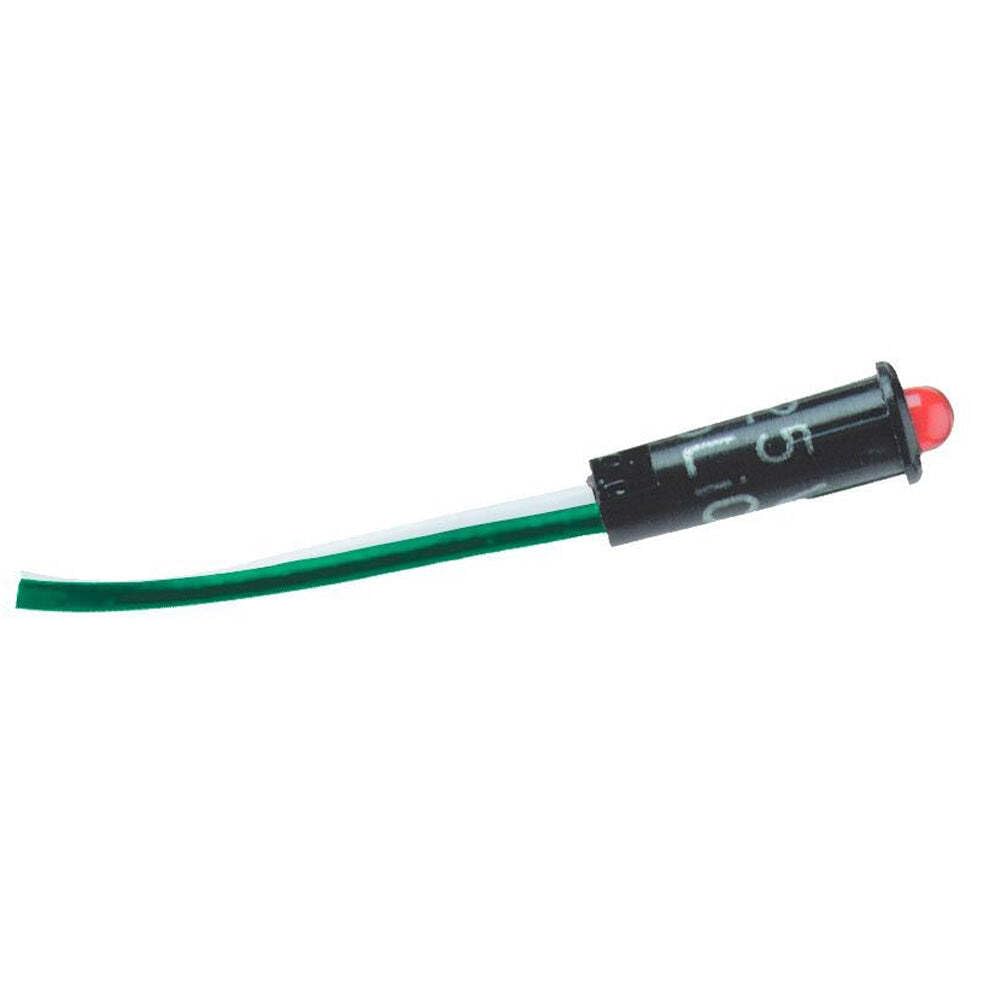Indicator Light, Blue Sea Systems Red LED, 12/24VDC, Black/Red, 8171