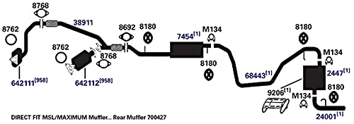 Exhaust Gasket AP Exhaust Products 8768